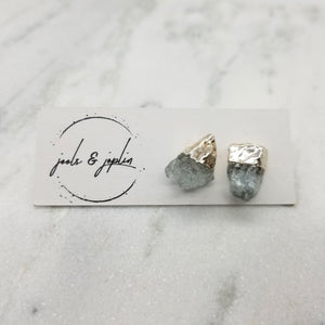 Silver Dipped Rock Studs