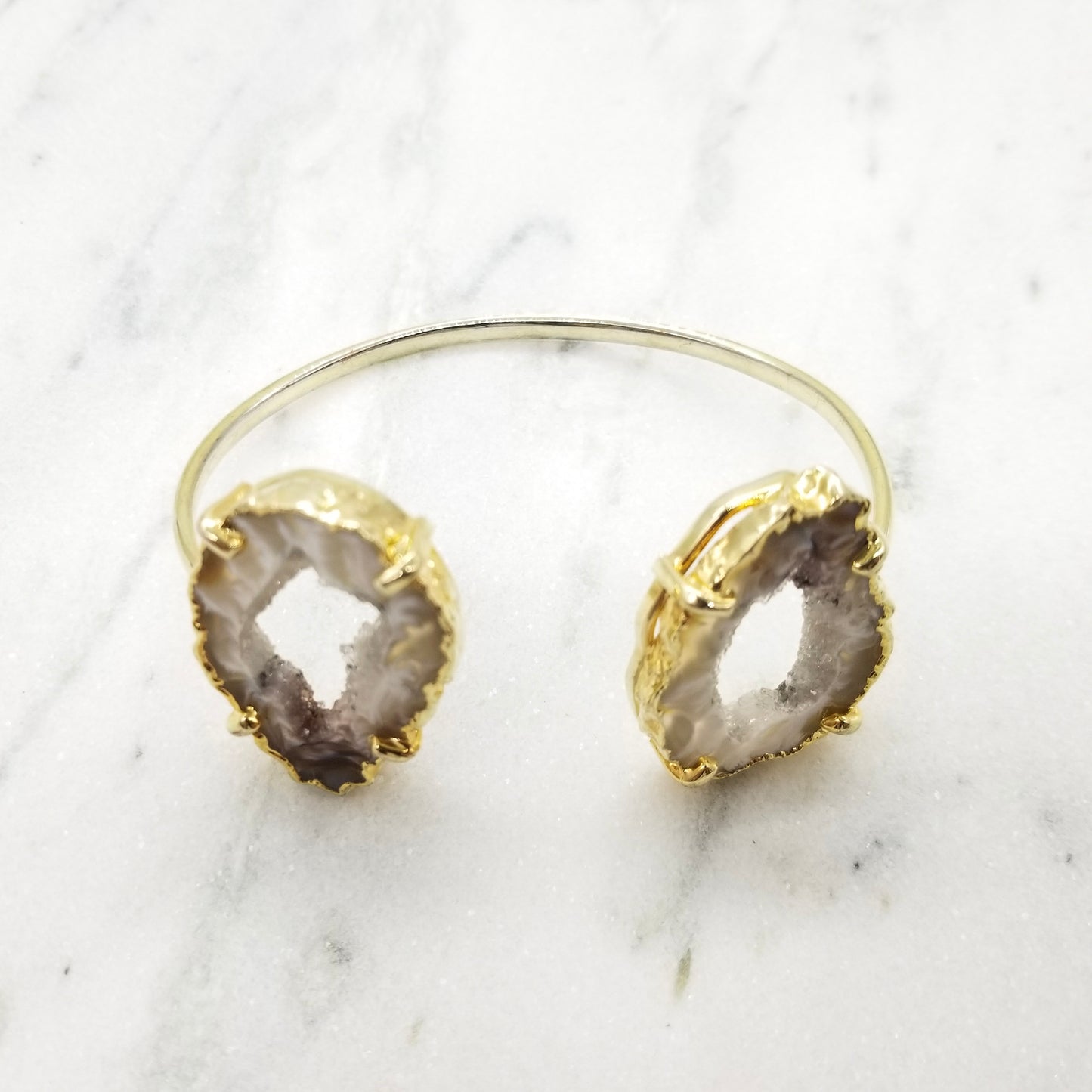 Split Stone Bangle