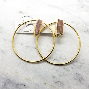 Got the Goods Gemstone Hoops
