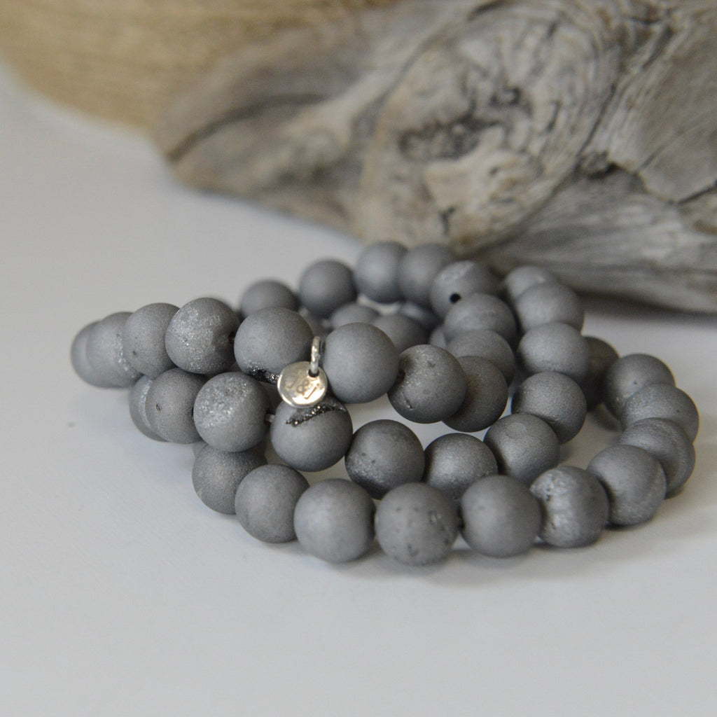 Gun Your Metal Geode Bracelet