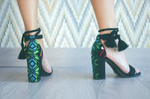 IZEL Black - Mexican Block Heels