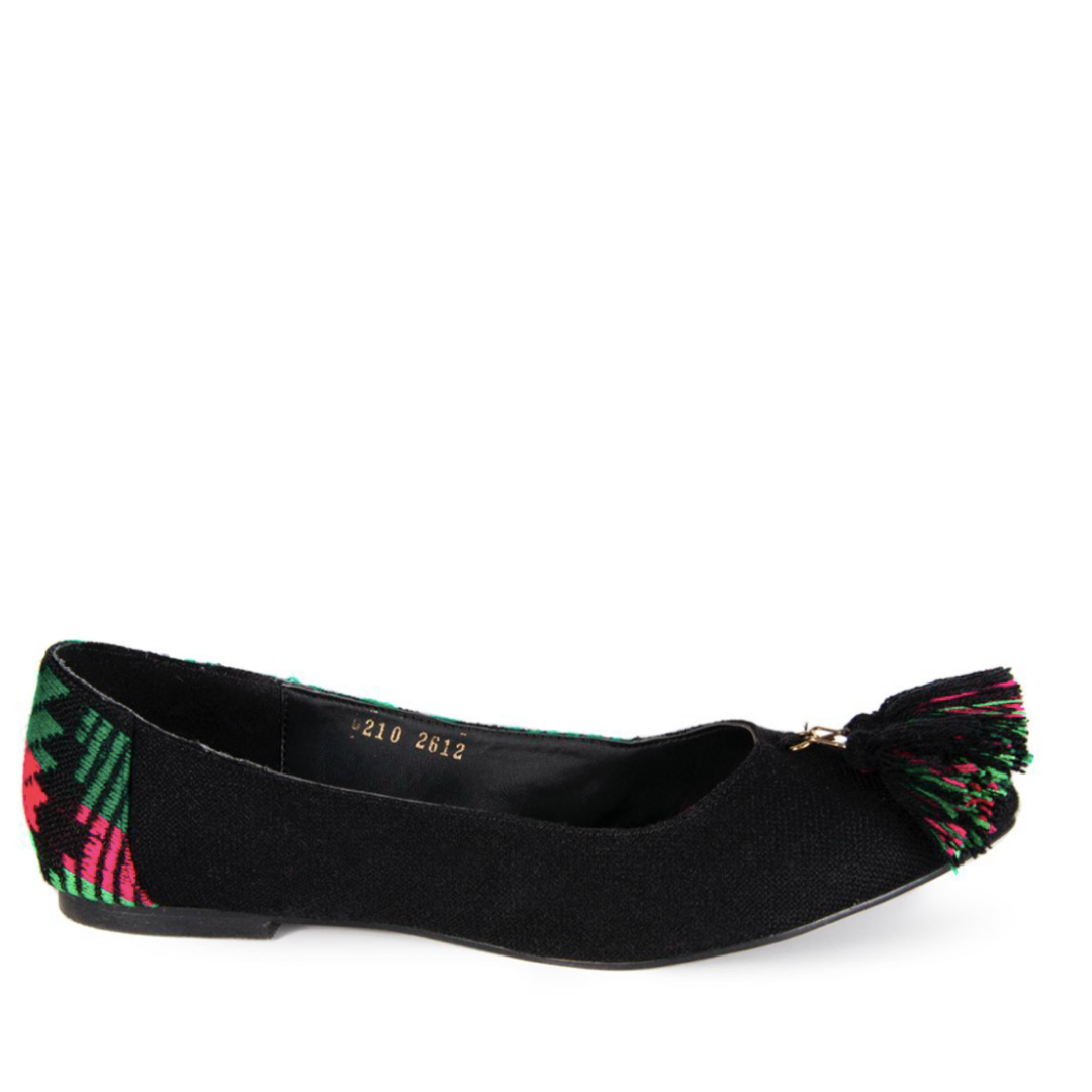 Mexican Flats Black Embroidered 1