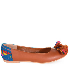 Mexican Flats Brown Embroidered 1