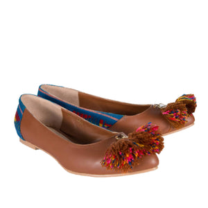 Mexican Flats Brown Embroidered 3