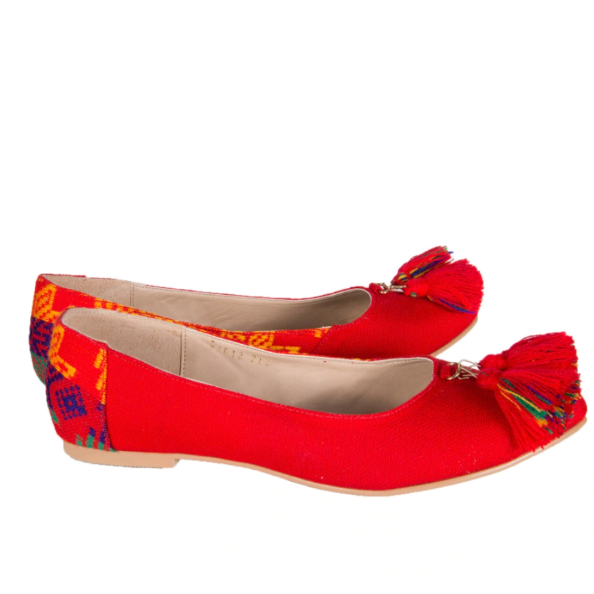 Mexican Flats Red Embroidered 2