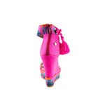 Mexican Wedges Pink Embroidered 5