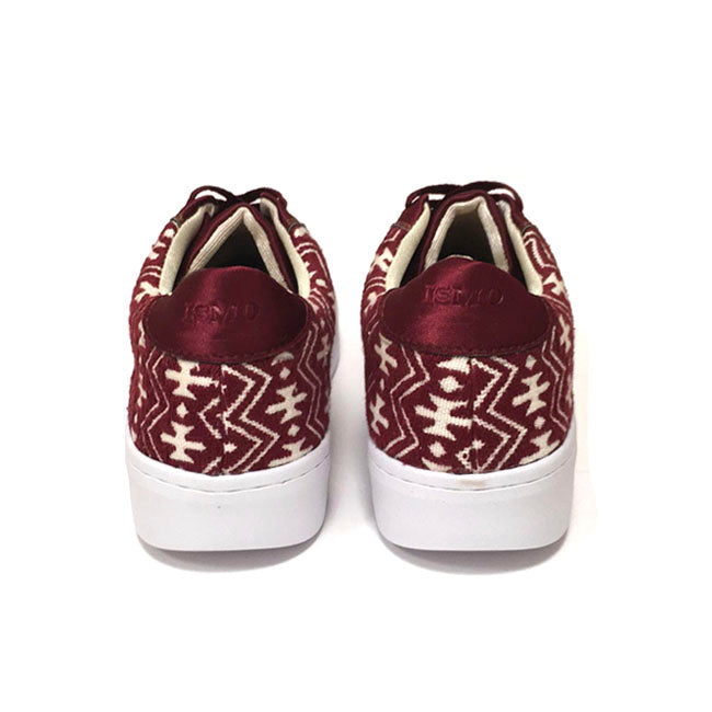 SATIN ART Burgundy