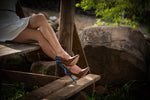 Mexican Embroidered Pumps Brown 2