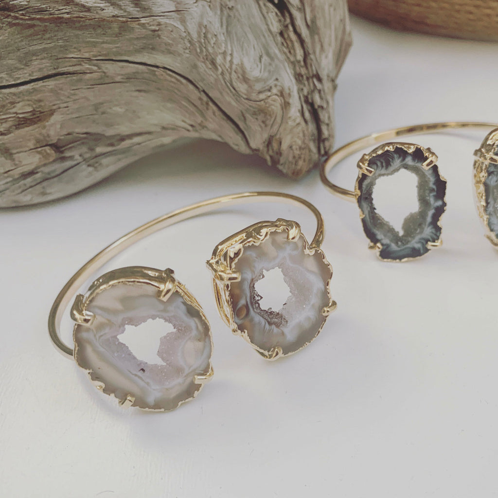 Split Stone Bangle