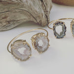 Split Stone Bangle